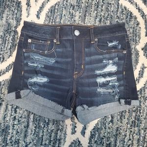 American Eagle AEO Distressed Shorts